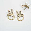 31x18MM Zinc Alloy Hollow Charm Pendant for DIY Necklace Bracelet Jewelry Making