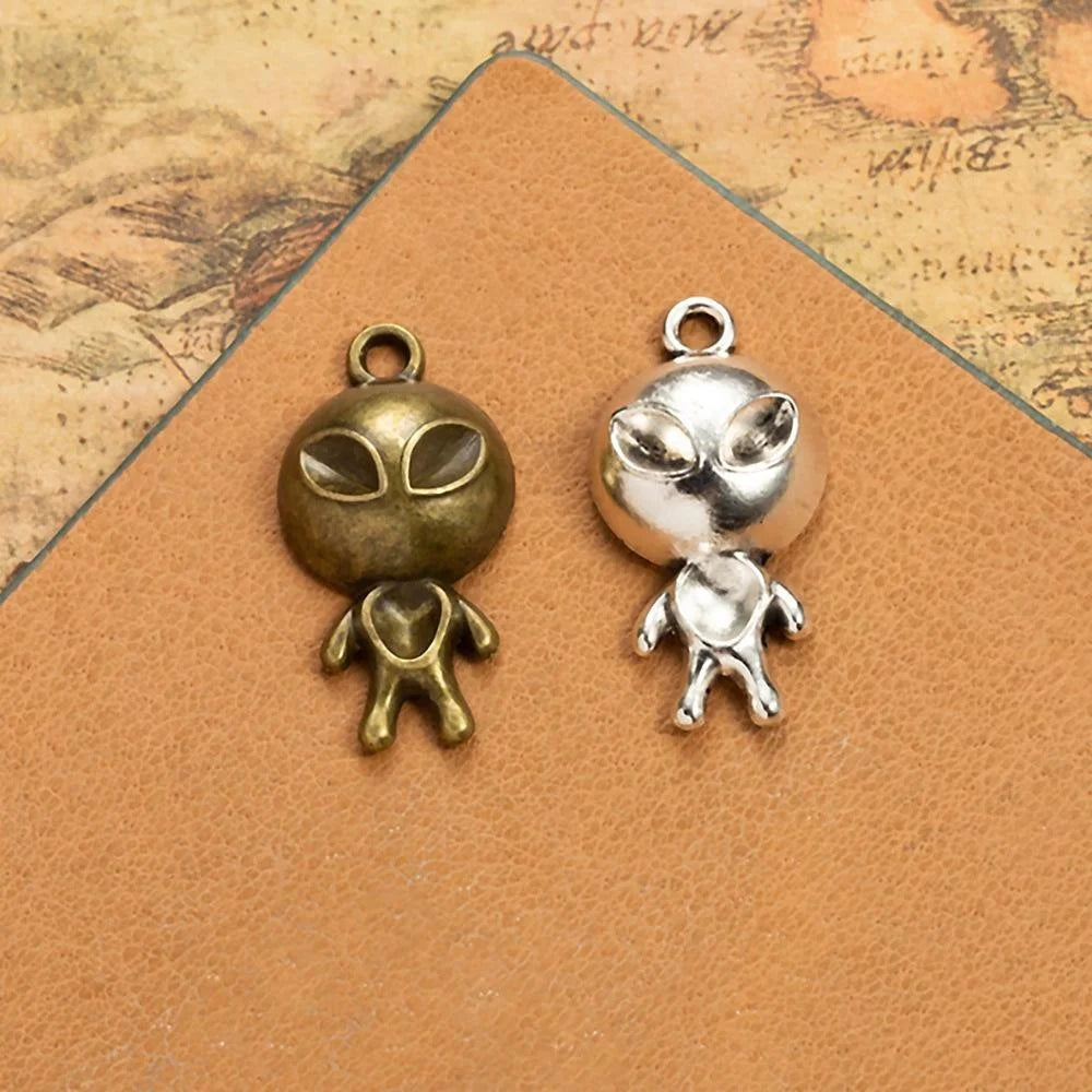30x10MM Antique Silver Zinc Alloy Charm Pendant for DIY Necklace Bracelet Jewelry Making