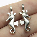 27x11mm 1.9g Antique Silver Zinc Alloy Seahorse Charm Pendant for DIY Bracelet Necklace Jewelry Making