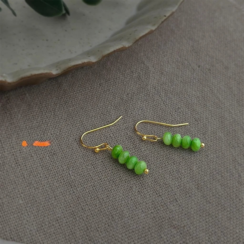 Summer Shell Tassel Drop Earrings Geometric Handmade Vacation Style Commuter Jewelry