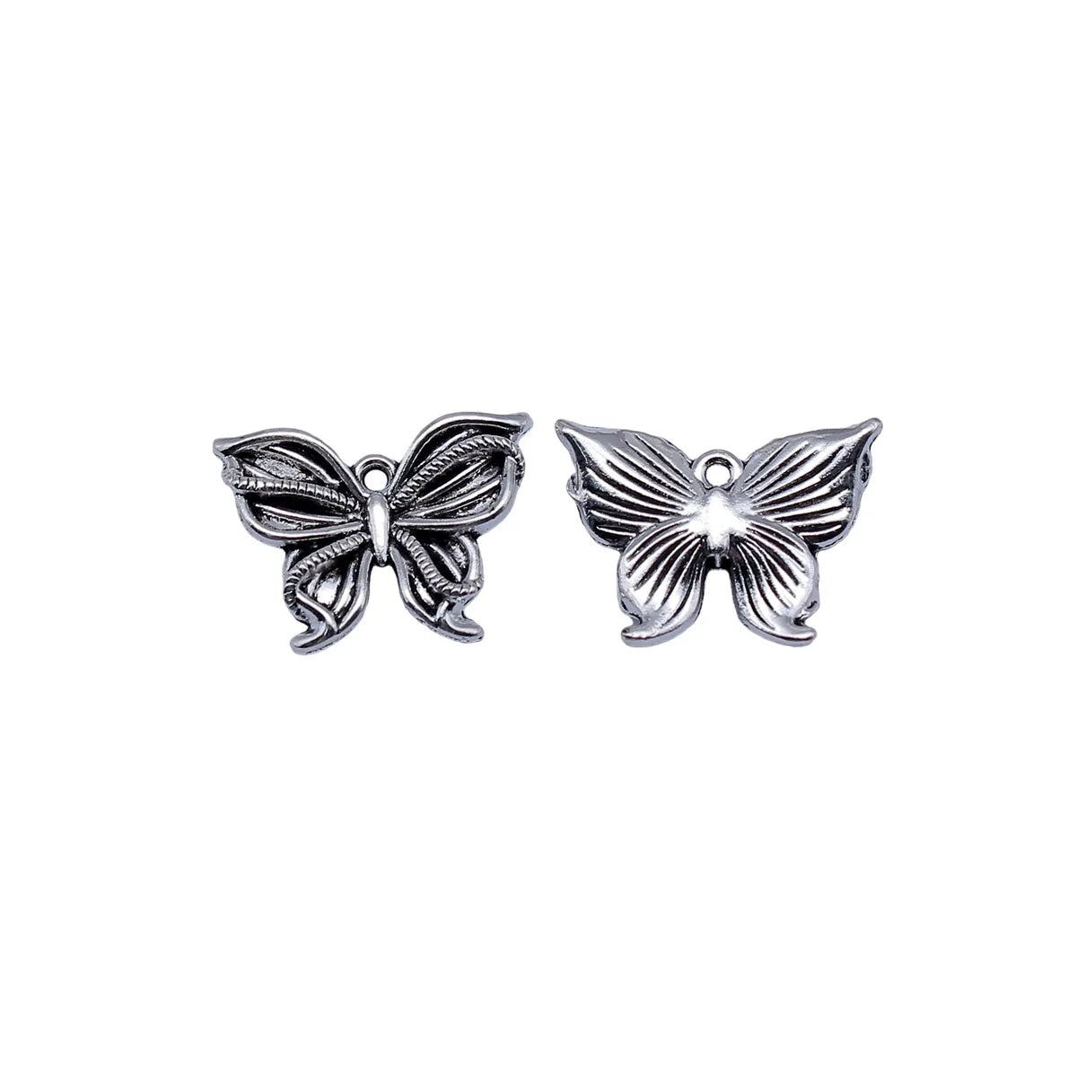 20x15mm 1.8g Antique Silver Zinc Alloy Butterfly Charm Pendant for DIY Necklace Bracelet Making