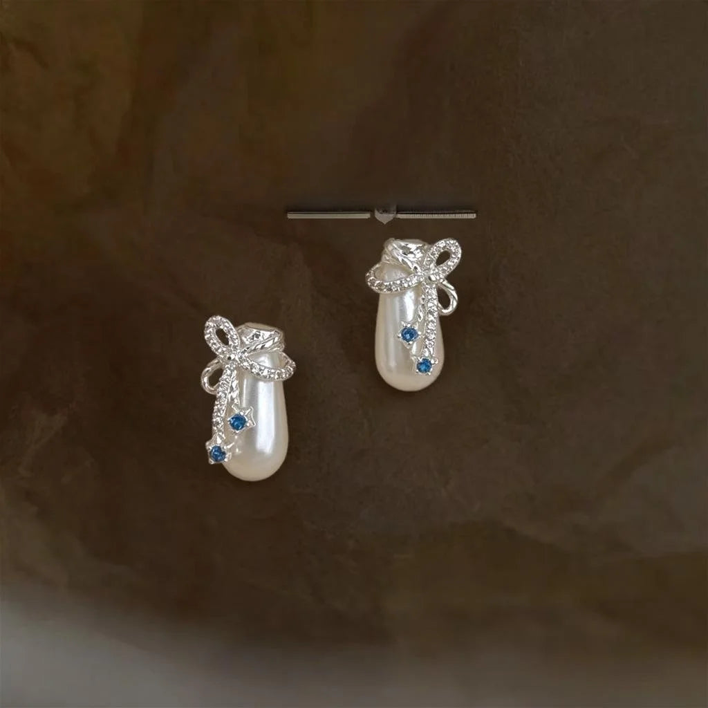 Original Design Magic Potion Bottle Geometric Copper Zircon Stud Earrings For Women