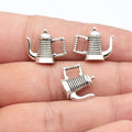 16x14x7.5mm 2.2g Antique Silver Zinc Alloy Teapot Wine Pot Charm Pendant for DIY Necklace Making