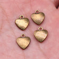 11x10mm 0.9g Multicolor Zinc Alloy Small Heart Charm Pendant for DIY Jewelry Bracelet Making