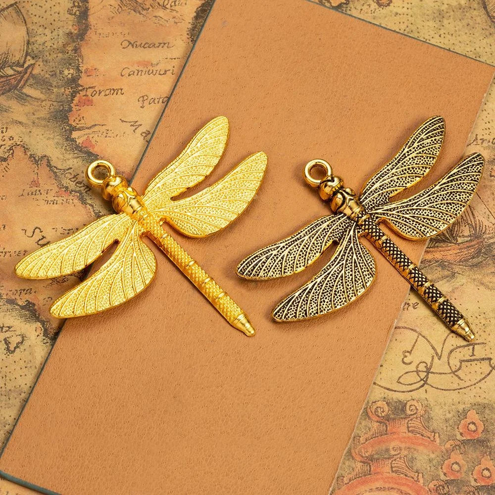 71x63MM Zinc Alloy Dragonfly Charm Pendant for DIY Necklace Bracelet Jewelry Making