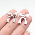 20x18mm 1.95g Multicolor Zinc Alloy Bow Butterfly Charm Pendant for DIY Earrings Bracelet Jewelry Making