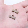 10x16mm 0.93g Antique Bronze Zinc Alloy Bone Charm Pendant for DIY Pet Theme Necklace Bracelet Making