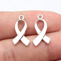 21x11mm 1.3g Multicolor Zinc Alloy Ribbon Scarf Charm Pendant for DIY Necklace Bracelet Jewelry Making