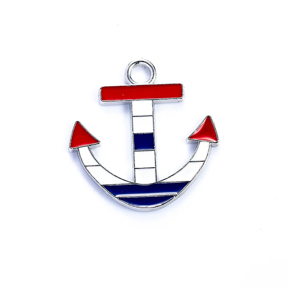 32x30mm Zinc Alloy Anchor Charm Pendant for DIY Necklace Bracelet Jewelry Making