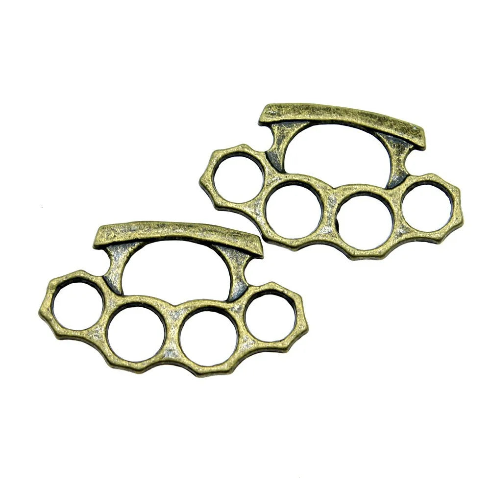24x14mm 0.8g Multicolor Zinc Alloy Brass Knuckles Charm Pendant for Bracelet Necklace DIY Making
