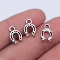 12x8mm 0.5g Multicolor Zinc Alloy Horseshoe Charm Pendant for DIY Necklace Bracelet Jewelry Making