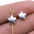 7mm 0.7g Antique Silver Zinc Alloy Flower loose metal beads for DIY bracelet necklace making