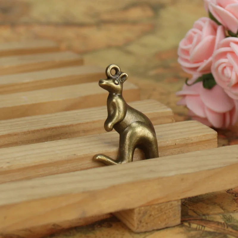 40x30MM Zinc Alloy Kangaroo Charm Pendant for DIY Necklace Bracelet Jewelry Making