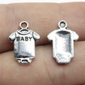17x12mm 0.9g Multicolor Zinc Alloy Baby Clothes Charm Pendant for DIY Bracelet Necklace Jewelry Making