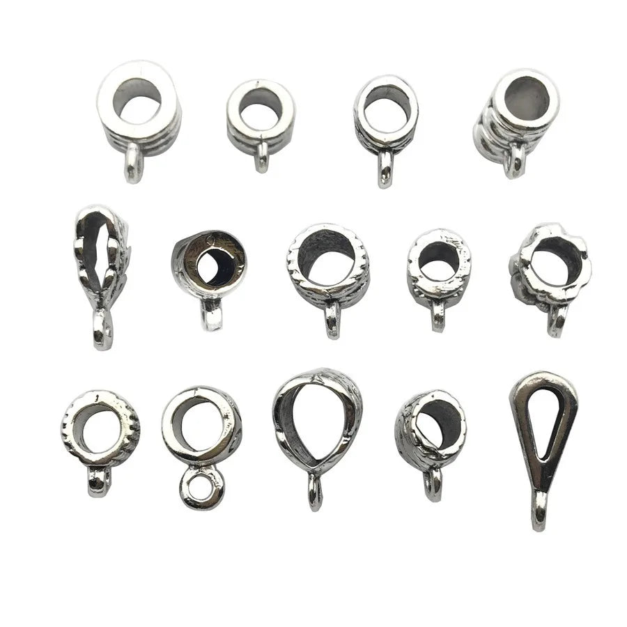 Zinc Alloy Three Way Bail Connector Beads for DIY Bracelet Necklace Bead Making