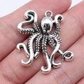 34x31mm 5.5g Multicolor Zinc Alloy Octopus Fish Charm Pendant for DIY Necklace Bracelet Jewelry Making