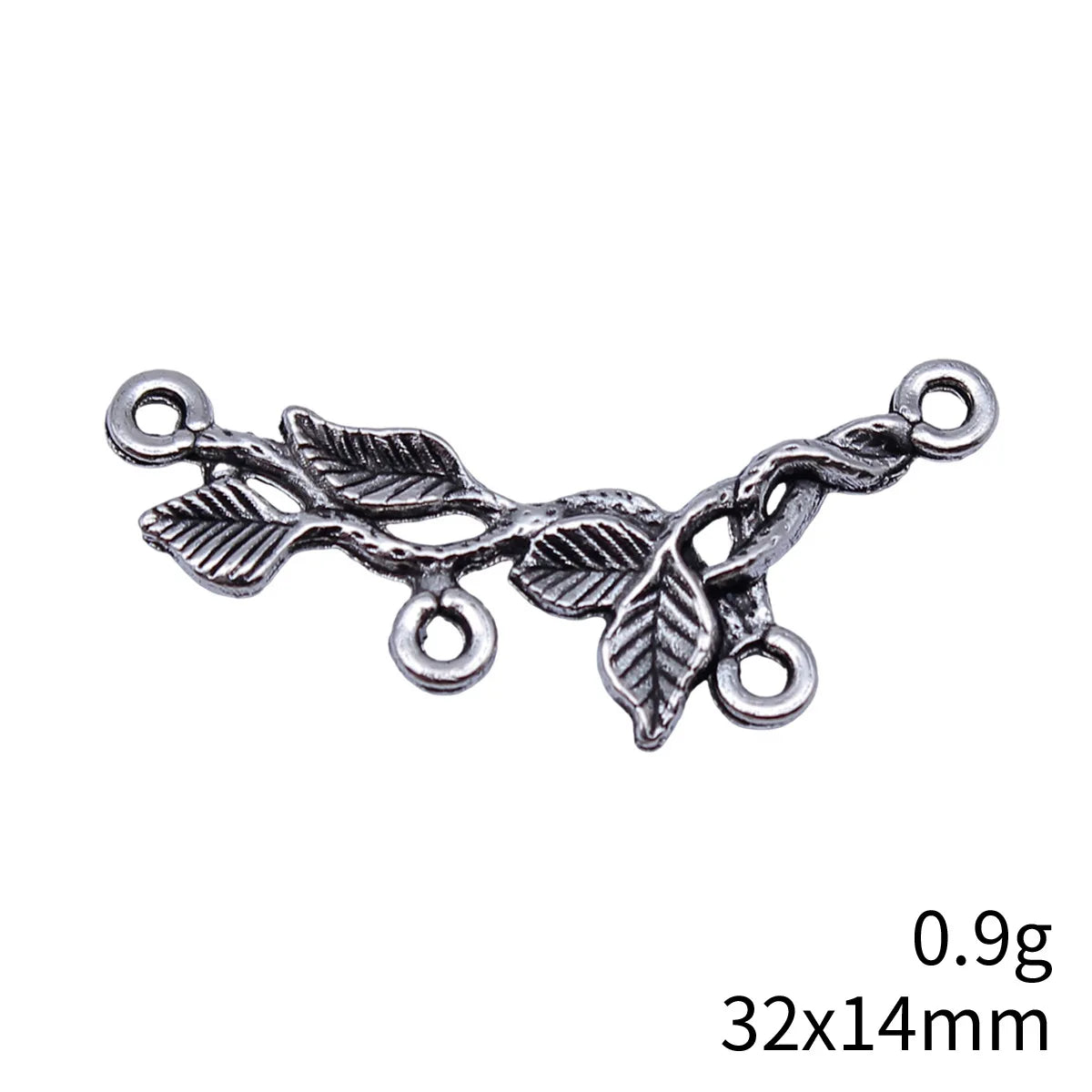 32x14mm 0.9g Antique Silver Zinc Alloy Tree Branch Connector Charm for DIY Earrings Bracelet Jewelry