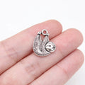 18x15mm 1.2g Antique Silver Zinc Alloy Sloth Charm Pendant for Necklace Bracelet Making