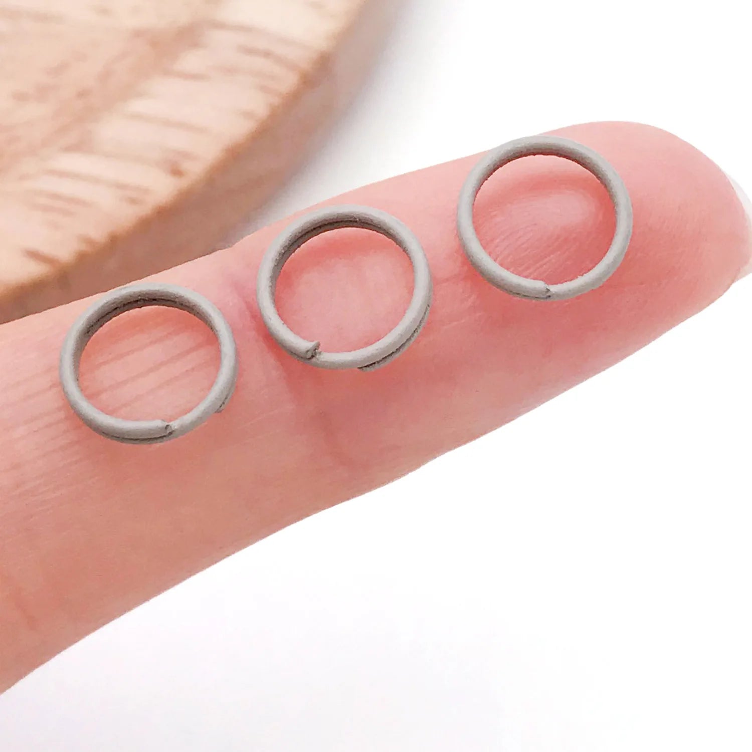 Painted Color Iron Open Double Ring Jump Rings for DIY Bracelet Necklace Connectors