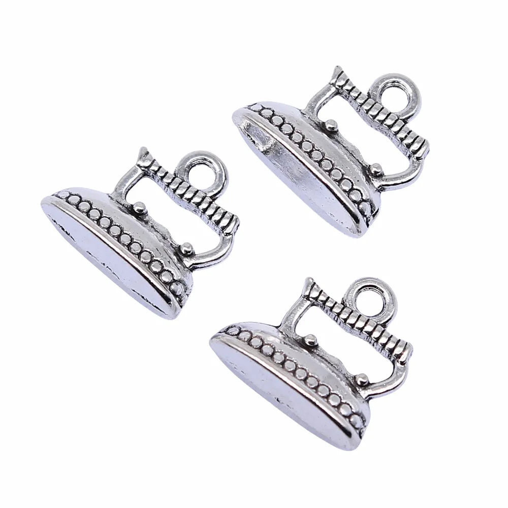 13x14mm 1.9g Zinc Alloy Charm Pendants for DIY Jewelry Accessories
