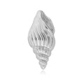 Elegant Gold Alloy Conch Shell Brooch, Minimalist Ocean Lapel Pin Corsage For Suits And Gifts