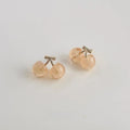 Sweet Cherry Stud Earrings 14K Plated Copper Resin Fruit Design Summer Cute Jewelry