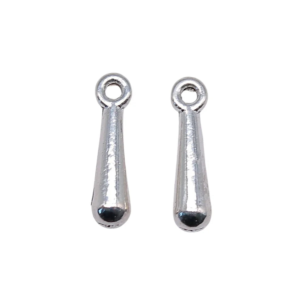 16mm 0.7g Multicolor Zinc Alloy 3D Teardrop End Bead Jewelry Findings for DIY Bracelets