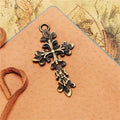 47x25MM Antique Silver Zinc Alloy Cross Charm Pendant for DIY Necklace Bracelet Jewelry Making