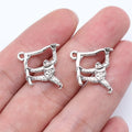 20x23mm 1.2g Antique Silver Tone Zinc Alloy Monkey Charm Pendant for DIY Necklace Bracelet Jewelry