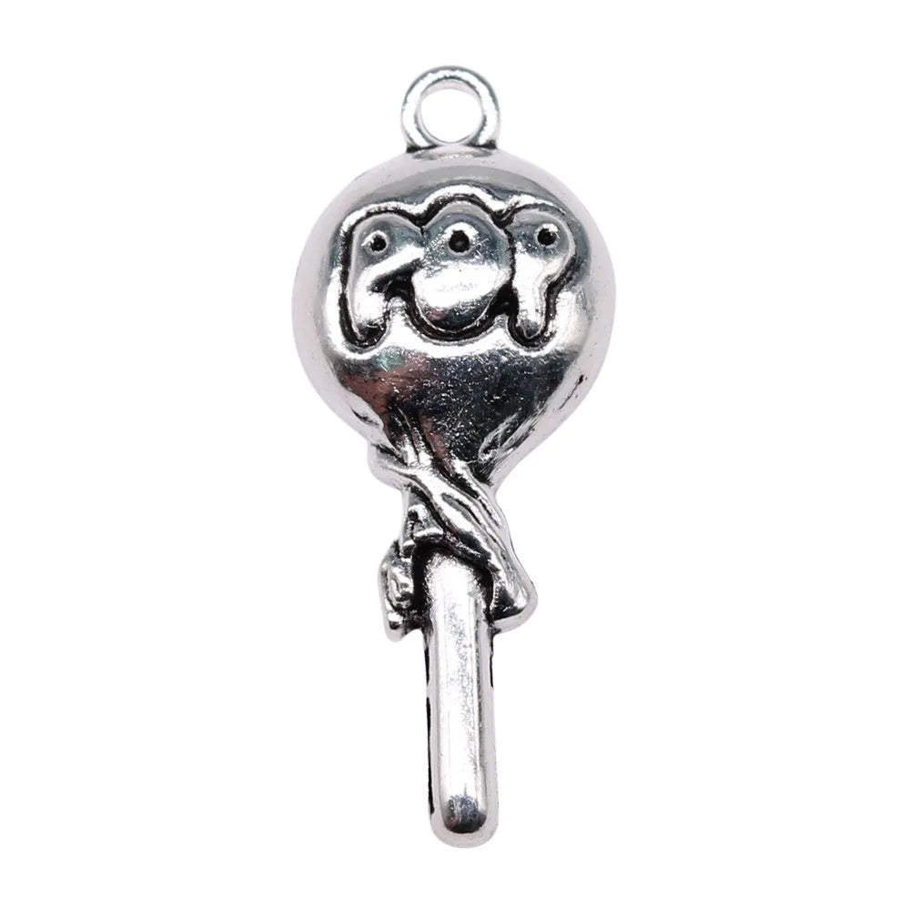 31x13mm 1.65g Multicolor Zinc Alloy Lollipop Charm Pendant for DIY Necklace Bracelet Jewelry Making