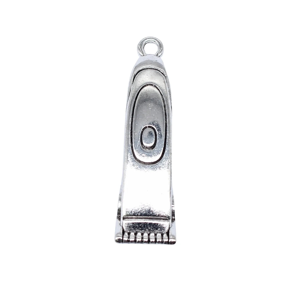 48x12mm 18.3g Antique Silver Zinc Alloy Electric Hair Clipper Charm Pendant for DIY Jewelry Making