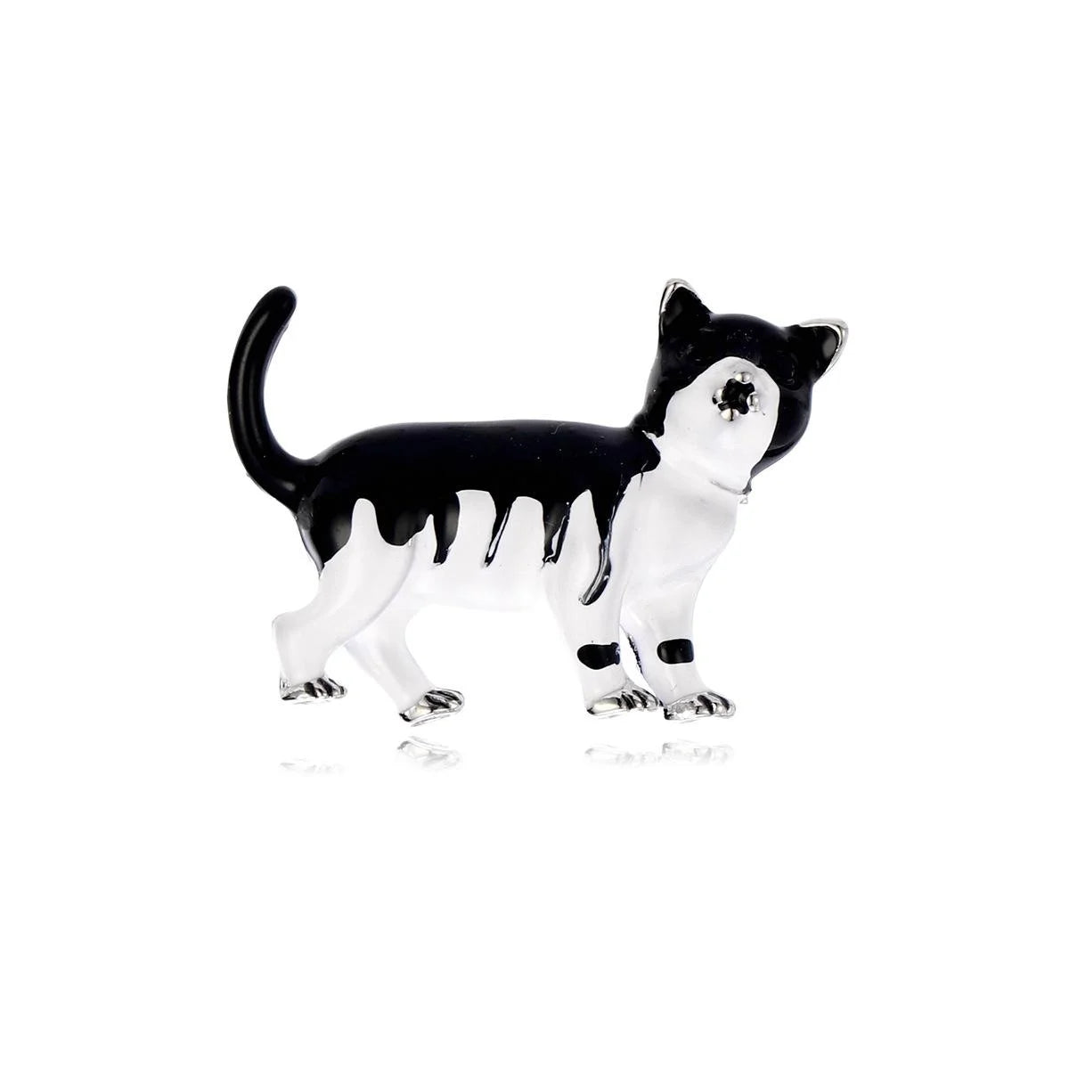 Cute Enamel Cartoon Dog Animal Brooch Alloy Lapel Pin Fashion Suit Accessory Corsage Gift For Women