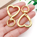 Zinc Alloy Dog Heart Lobster Clasps