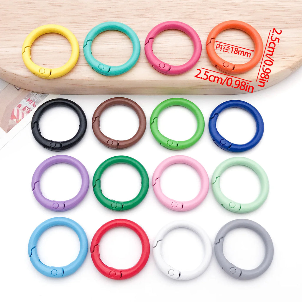 Enamel Zinc Alloy Spring Clasps Style 1751