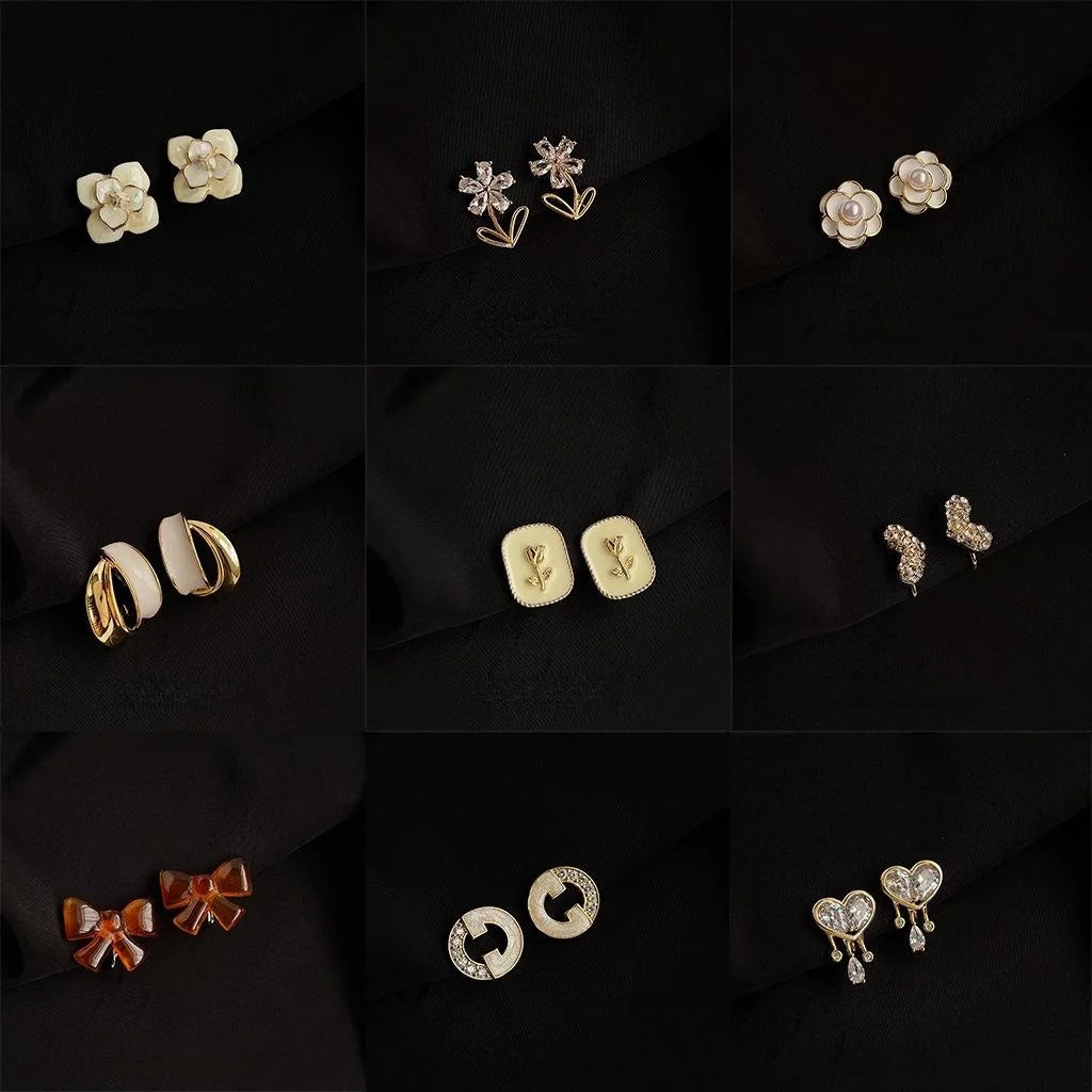 Gold Plated Copper Geometric Spiral Clip On Drop Earrings, Non Pierced Luxury Commuter Jewelry