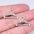 24x17mm 1.07g Antique Silver Zinc Alloy Clothes Hanger Charm Pendant for DIY Necklace Jewelry
