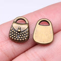 14x11mm 1.62g Multicolor Zinc Alloy Ladies Handbag Charm Pendant for Bracelet Necklace DIY Jewelry