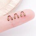 Copper U Shape Horseshoe Wire Guard Protector Connector for DIY Bracelet Necklace Finishing