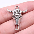 31x26mm 2.3g Multicolor Zinc Alloy Bull Head charm pendant for necklace bracelet DIY jewelry making