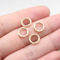 9x9x1.6mm 0.25g Zinc Alloy Round Ring Connector Charm for DIY Necklace Bracelet Jewelry Making