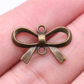 15x22mm 1.1g Multicolor Zinc Alloy Bow Butterfly Connector Charm for DIY Necklace Bracelet Jewelry Making