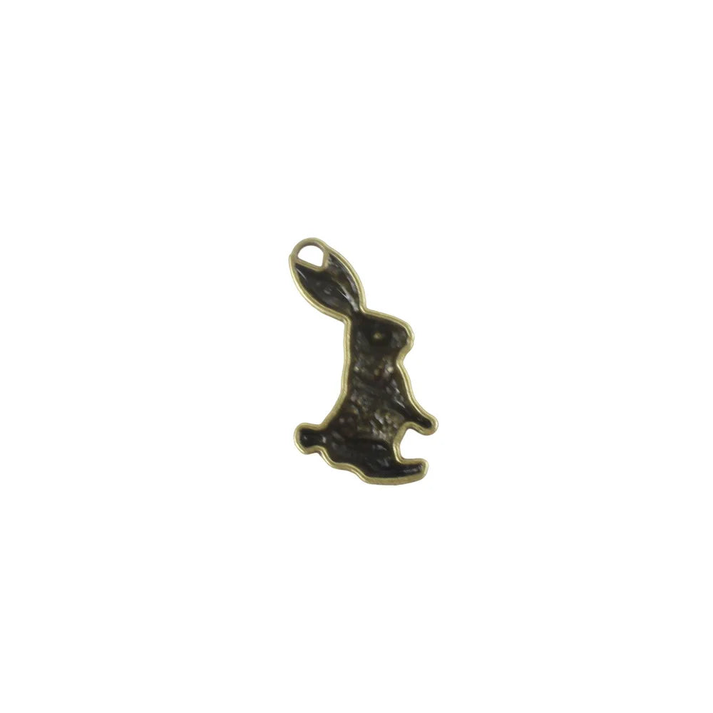 30x16MM Zinc Alloy Rabbit Charm Pendant for DIY Necklace Bracelet Jewelry Making