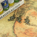 14x11MM Antique Silver Zinc Alloy Broom Charm Pendant for DIY Necklace Bracelet Jewelry Making