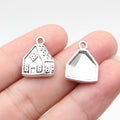 17x13mm 1.35g Multicolor Zinc Alloy Small House Charm Pendant for DIY Bracelet Necklace Jewelry