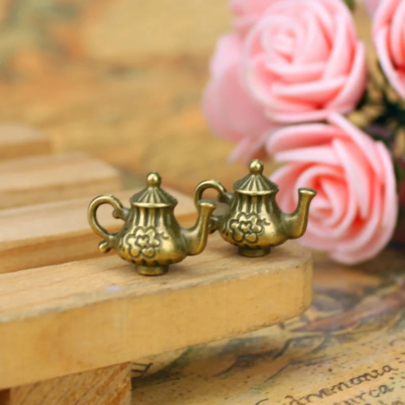15x12MM Antique Silver Zinc Alloy Teapot Charm Pendant for DIY Necklace Bracelet Jewelry Making