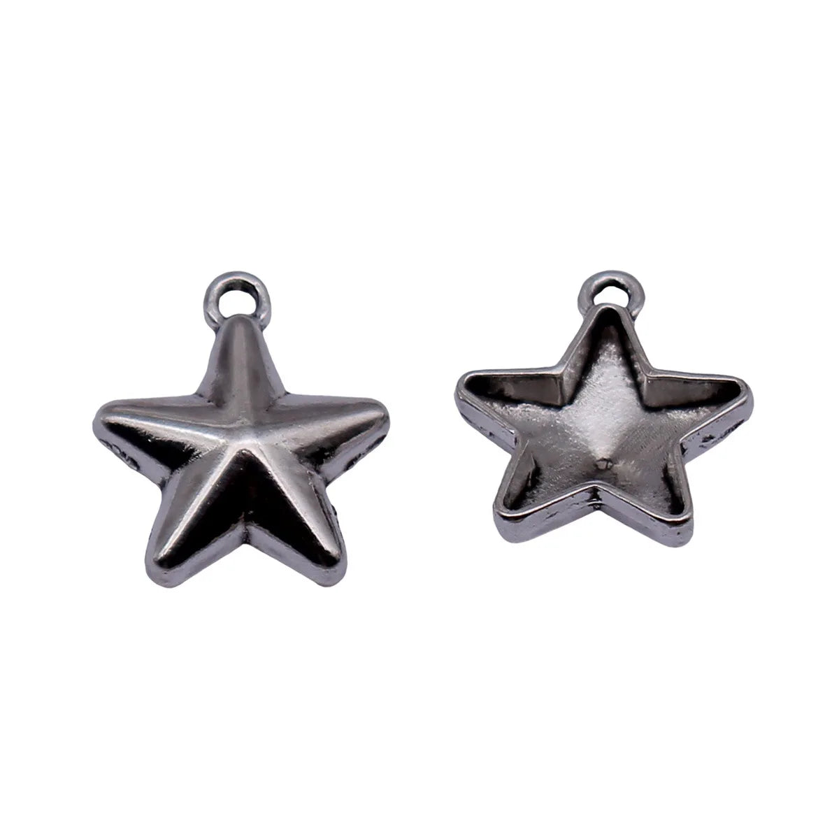 13x11mm 0.57g Antique Silver Zinc Alloy Star Charm Pendant for DIY Bracelet Necklace Jewelry Making