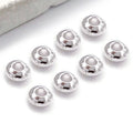 5mm 18K Gold Plated Copper Alloy Abacus Flying Saucer Spacer Beads for DIY Bracelet