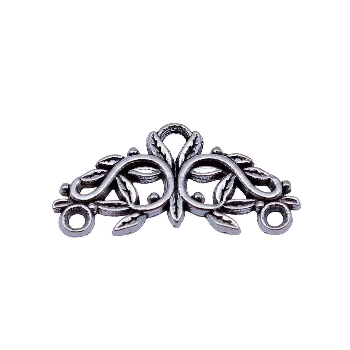 29x14mm 1.35g Antique Silver Zinc Alloy Tree Branch Connector Charm for DIY Necklace Bracelet Making