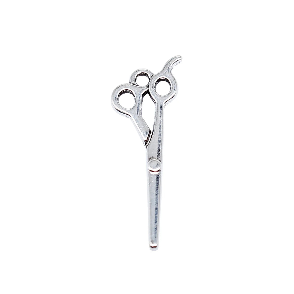 30x12mm 0.77g Antique Silver Zinc Alloy Scissors Charm Pendant for DIY Sewing Theme Jewelry Making