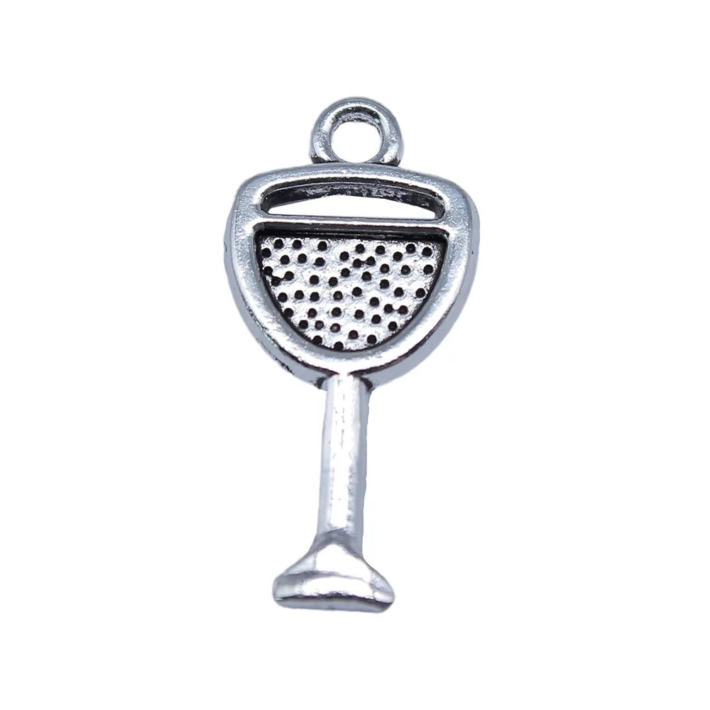 9x20mm 0.6g Zinc Alloy Charm Pendants for DIY Jewelry Accessories